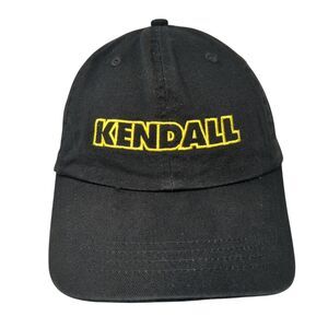 Kendall Slideback Hat Black OSFA Adjustable Embroidered 6 Panel HG